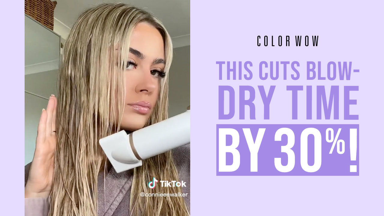 Quick Blow Dry Spray Cuts Hair Drying Time By 30% – Color Wow