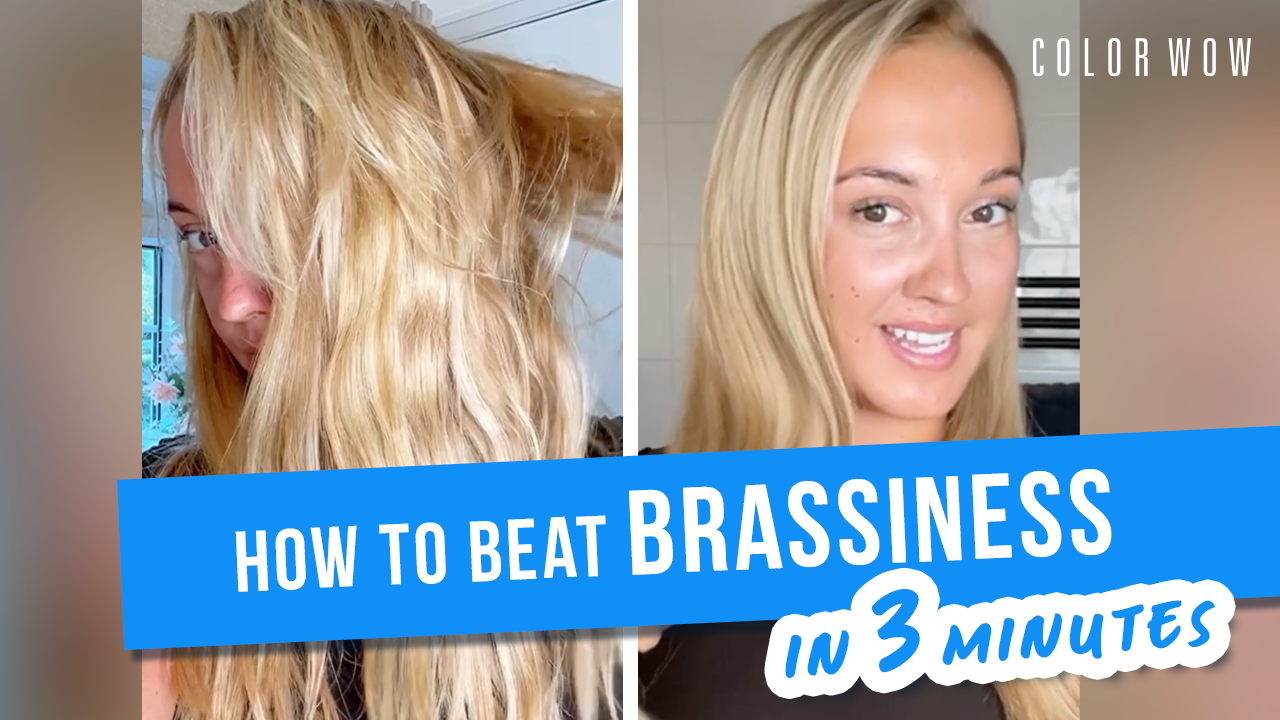 Banish Brassy Tones with Color Wow Dream Filter