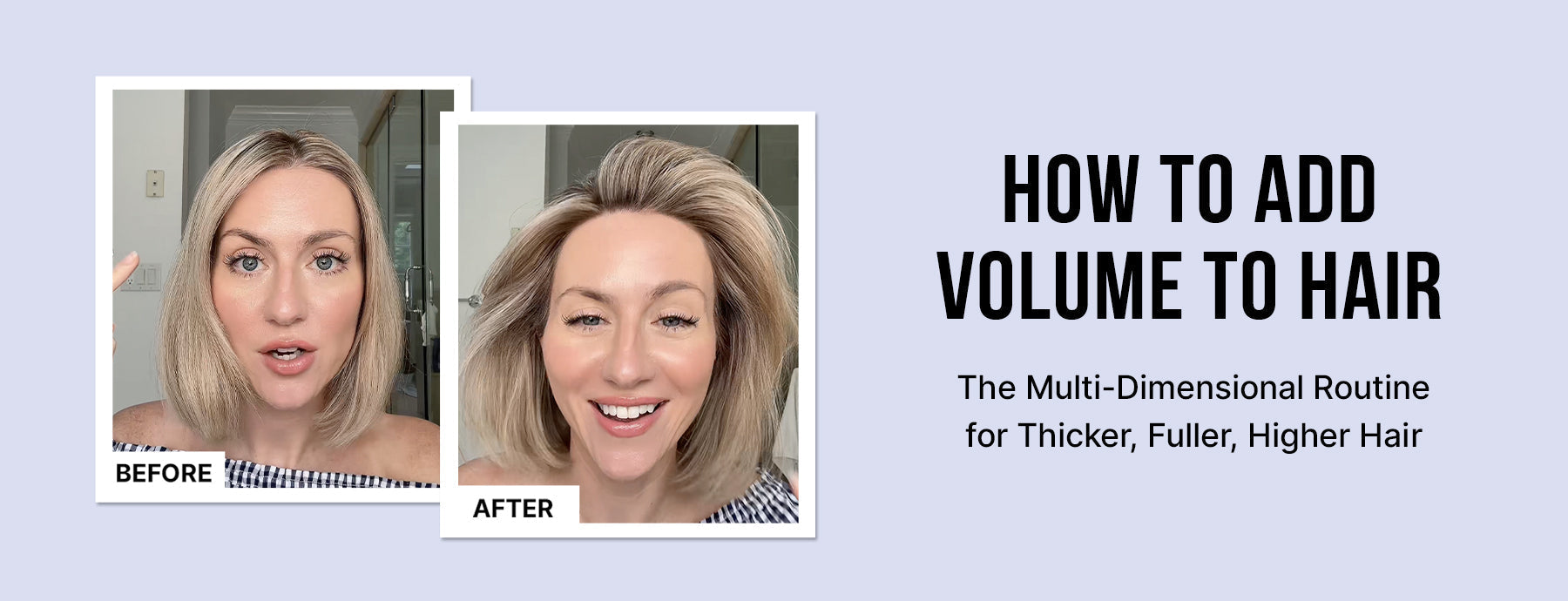 how to add volume to hair