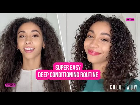 How to Deep Condition Natural Hair with Color Wow's Money Masque