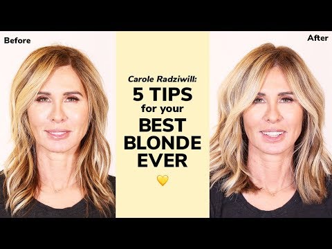 Carole Radziwill: 5 Tips to Your Best Blonde Ever