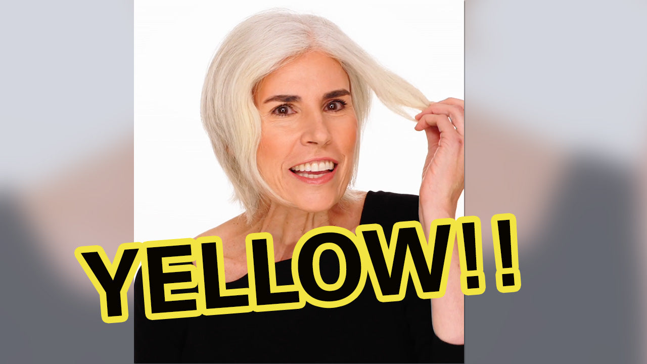 Gray Hair Turning Yellow? Brighten Gray Hair at Home