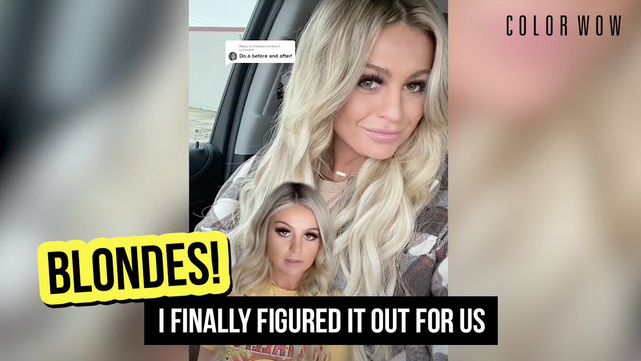 How to maintain blonde hair and avoid hard water hair damage