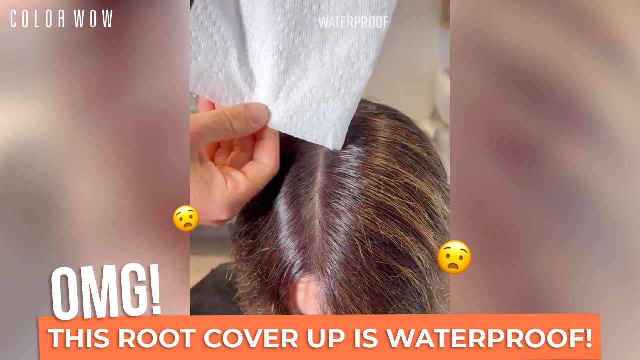 Cover Up Gray Roots Fast with Color Wow