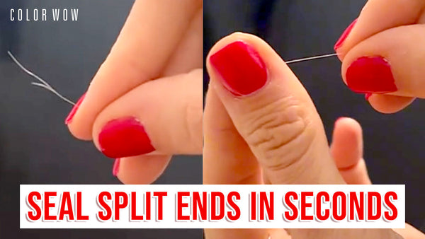 Learn How You Can Temporarily Seal Split Ends