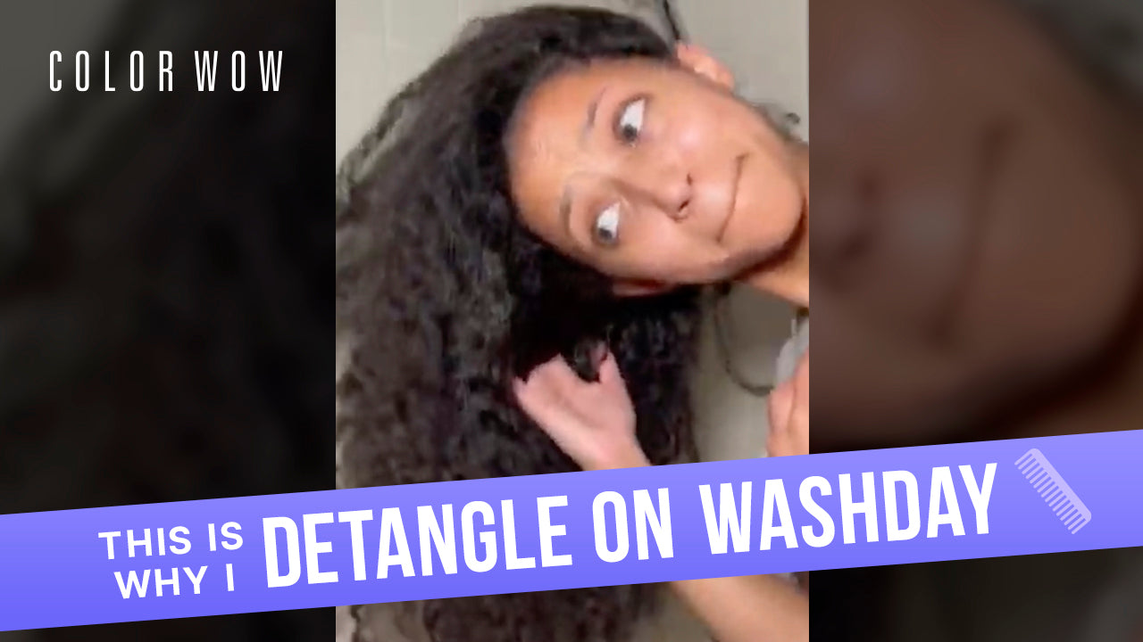The BEST Detangler For Curly Hair
