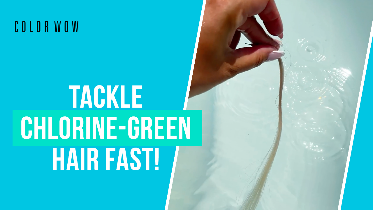 Green Hair from Chlorine? Use Dream Filter Color Wow