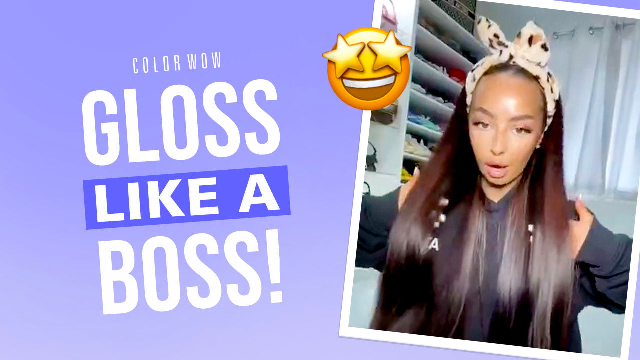 Unlock Insane Shine with Color Wow Pop & Lock Glossing Serum: A Tutorial by @chynasolder