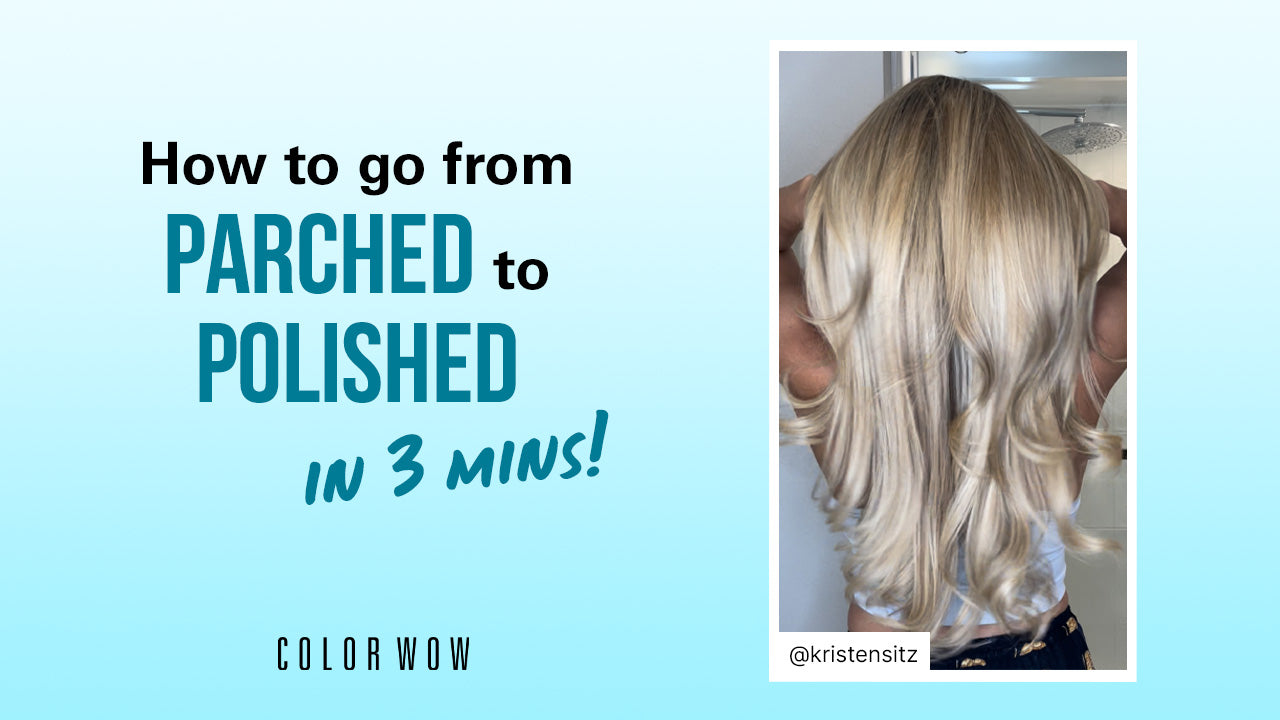 From Straw to Silk: Transform Dehydrated Hair with Color Wow Money Masque