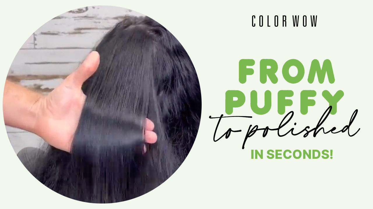 Achieve the Sleek Glass Hair Look with Color Wow One Minute Transformation: Giles's Styling Tutorial