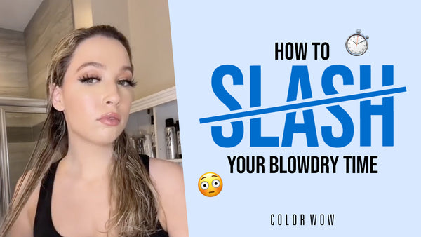 Quick Blow Dry Spray Cuts Hair Drying Time By 30% – Color Wow