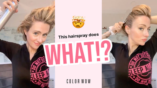 Master Slicked Back Hair with Color Wow Cult Favorite: Alex's Hairspray Tutorial