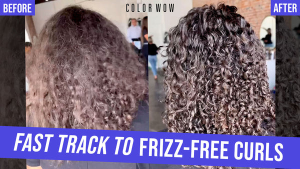 How To Get Defined, Hydrated Curls Using Color Wow Flo-etry Serum