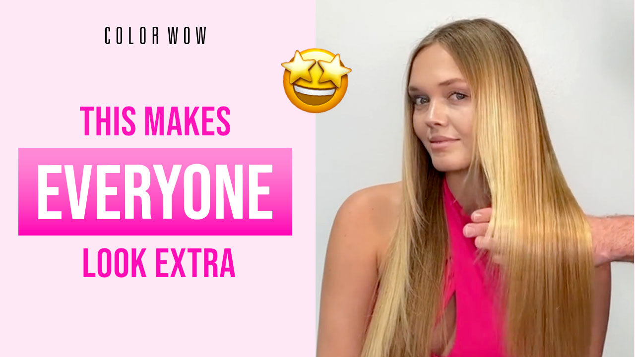 How to Get Red Carpet Hair with Color Wow Extra Mist-ical Shine Spray