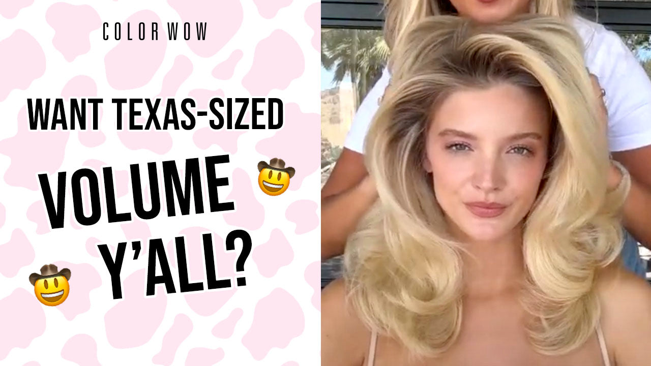 How to Add Volume Without Washing Your Hair: Color Wow Xtra Large Tips