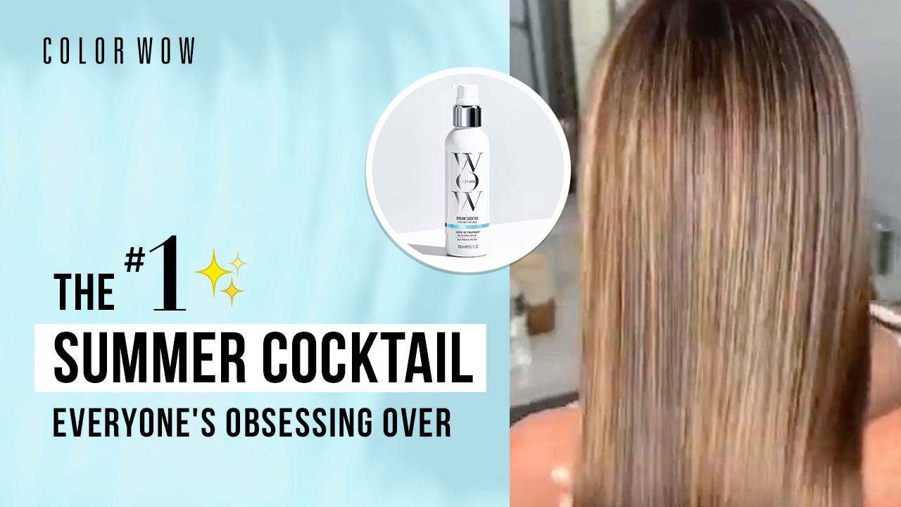 From Frizzy to Fabulous: Giles Robinson’s Glass Hair Transformation with Color Wow Coconut Cocktail