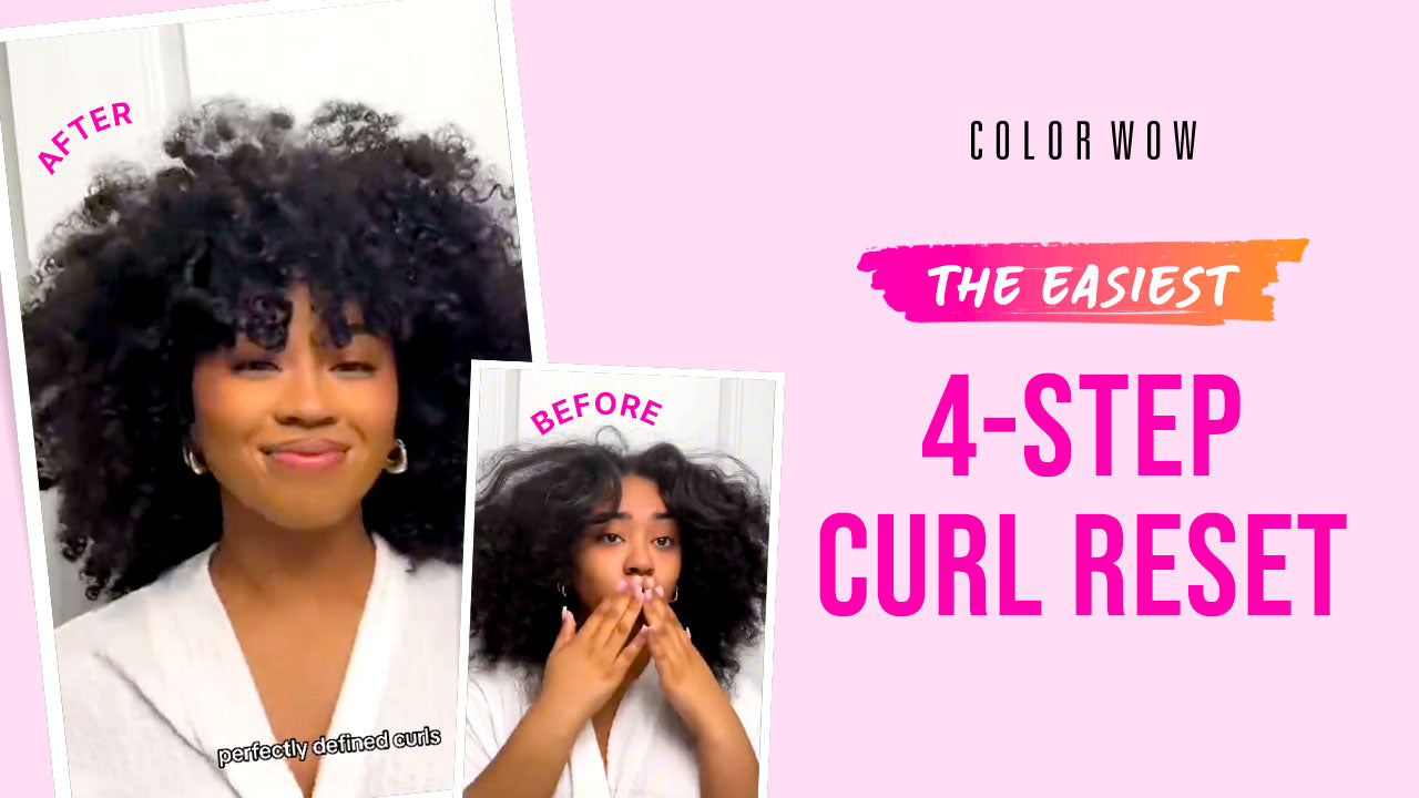 Your Curly Hair Routine Covered in 4 Easy Steps – Color Wow