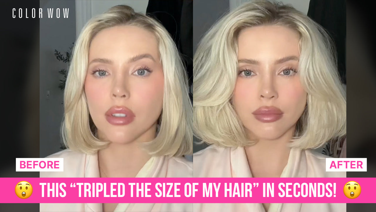 Hack for Huge Hair: Color Wow Style on Steroids Texturizing Spray Reaction