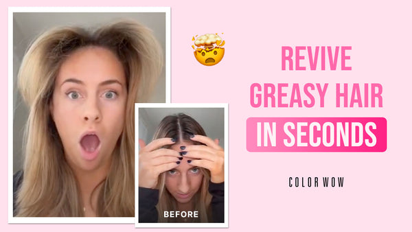 Instant Volume Hack for Greasy Roots: Color Wow Raise the Root in Action