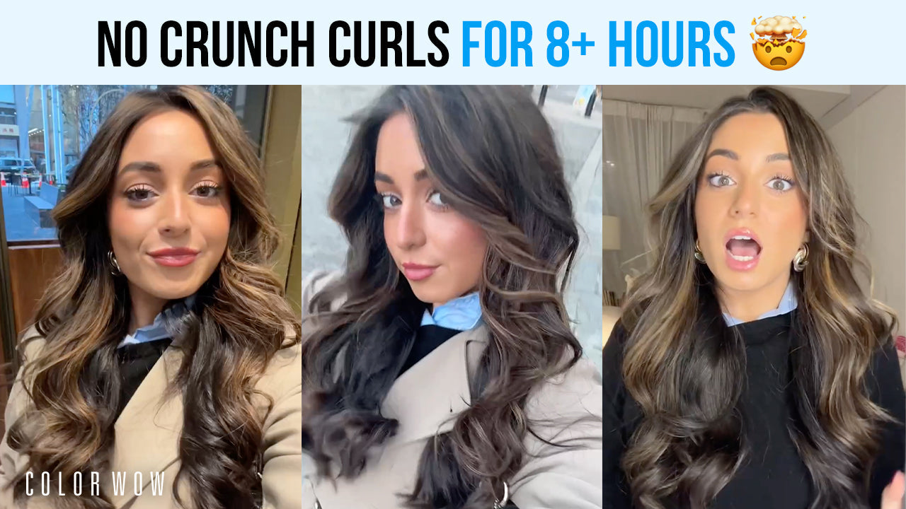 How to Get Curls That Last All Day Using Color Wow Texas Hold 'Em Strong Hold Hairspray