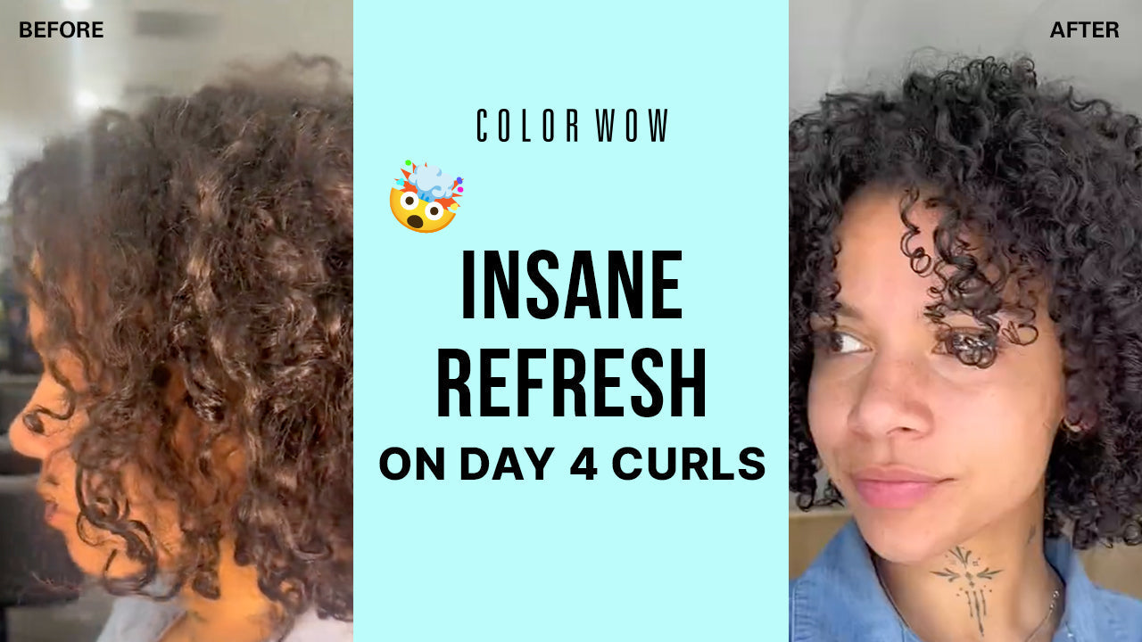 How to Revive Curly Hair in Minutes with Shook Curl Spray – Color Wow