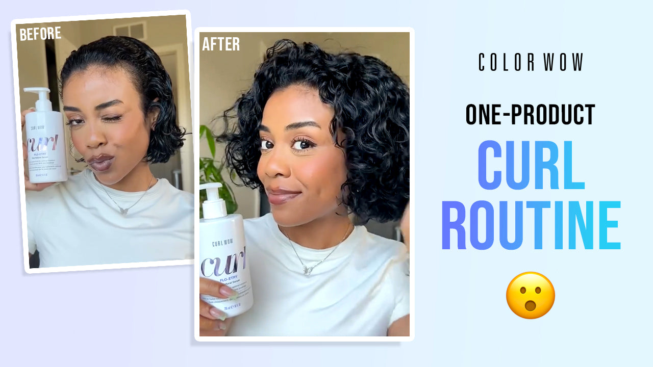 One-Product Curl Routine | How to Get Soft, Bouncy Curls with Curl Wow Flo-etry