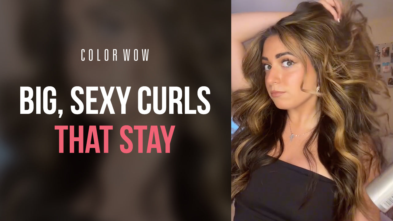 How to Make Your Curls Last All Day Using Color Wow Style on Steroids