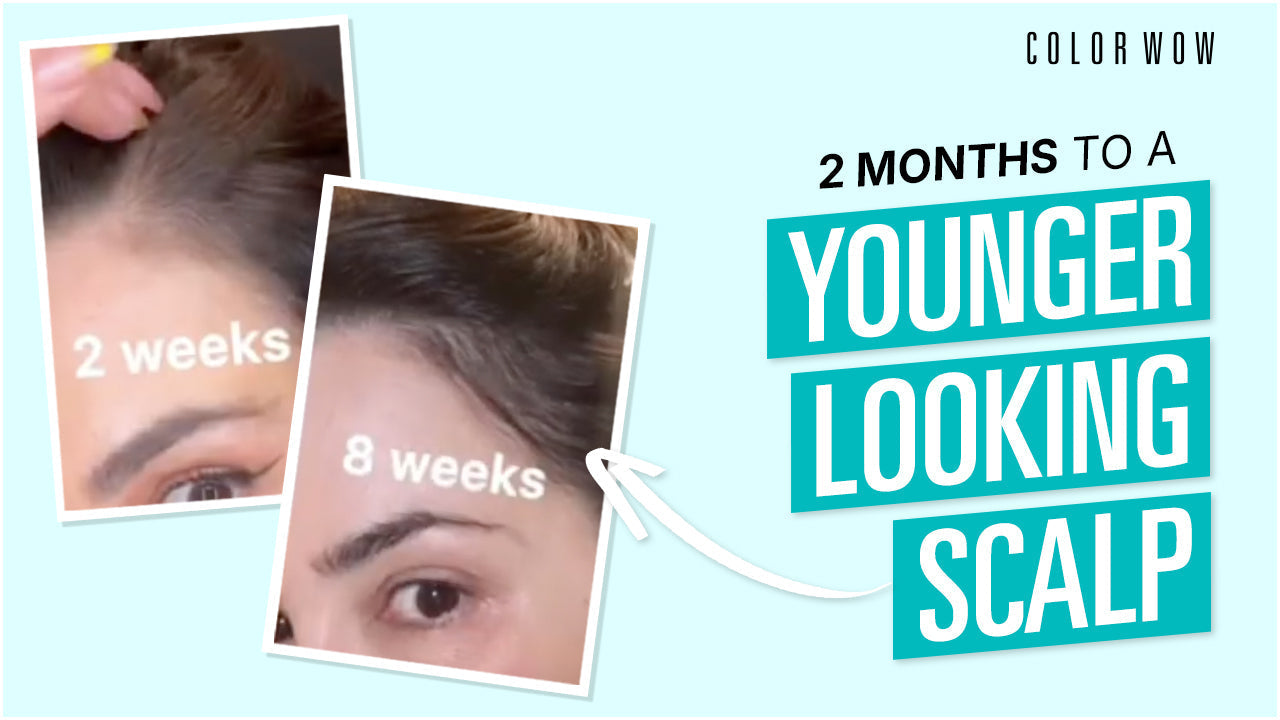 Thinning Hair? Watch How Color Wow Youth Juice Transforms Scalp + Hairline!
