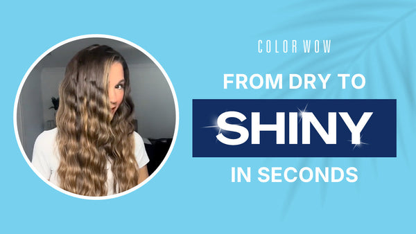 How to Fix Dry Ends Instantly with Color Wow Pop + Lock | Shine + Smoothness in One Step