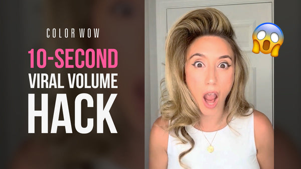TikTok Volume Hack for Fine Hair Using Color Wow Style on Steroids