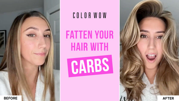 Say Goodbye To Flat Hair With Color Wow's Carb Cocktail