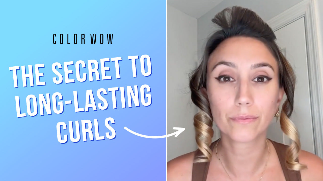 How to Get Curls to Hold All Day with Color Wow Style on Steroids