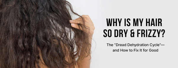 Why Is My Hair So Dry & Frizzy? The “Dread Dehydration Cycle”—and How to Fix It for Good