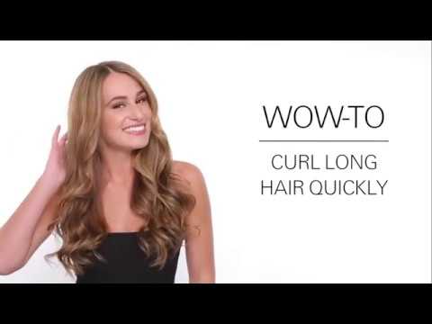 Wow-To: Curl Long Hair Quickly