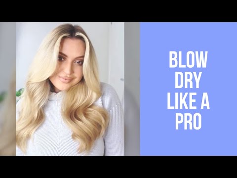 At Home Blowout: Get Shiny Hair That's Damage Free!
