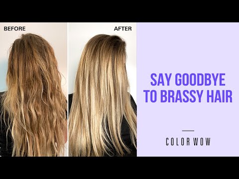How to Get Brass Free Hair in 3 Minutes or Less Color Wow – Color