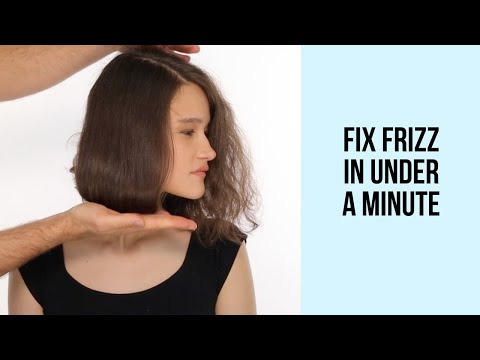Insanely Easy Frizzy Hair Hack to Smooth Frizzy