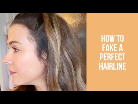 How to Fake a Perfect Hairline and Make Hair Look Thicker Color Wow