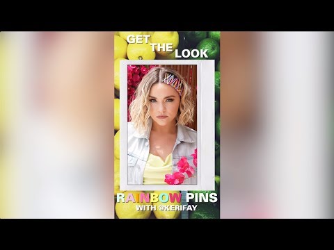 Get the Look: Rainbow Pins on Keri Fay