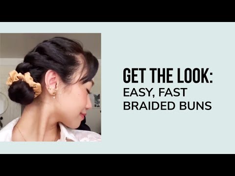 Easy Braided Bun Tutorial | Easy Romantic Braid How-To