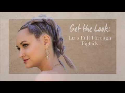 Get the Look: Liz's Pull Through Pigtails