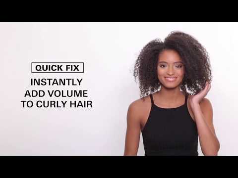 Quick Fix: Instantly Add Volume to Curly Hair