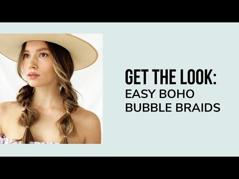 DIY Bubble Braids Tutorial | How to Boho Braids