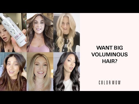 The Secret to Big Volumized Hair
