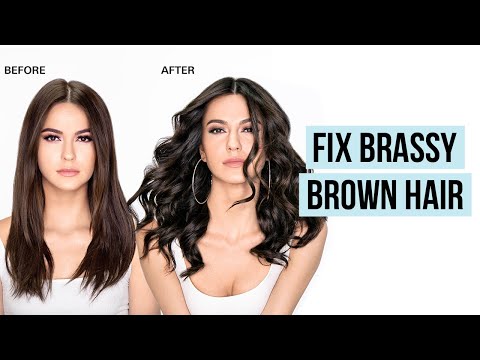 How to Remove Brassy Tones from Brown Hair