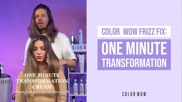 How to Use Color Wow One Minute Transformation to Fix Frizz