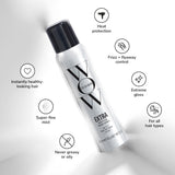 color wow extra mist-ical shine spray: instantly healthy-looking hair, super-fine mist, never greasy or oily, for all hair types, extreme gloss, frizz + flyaway control, heat protection