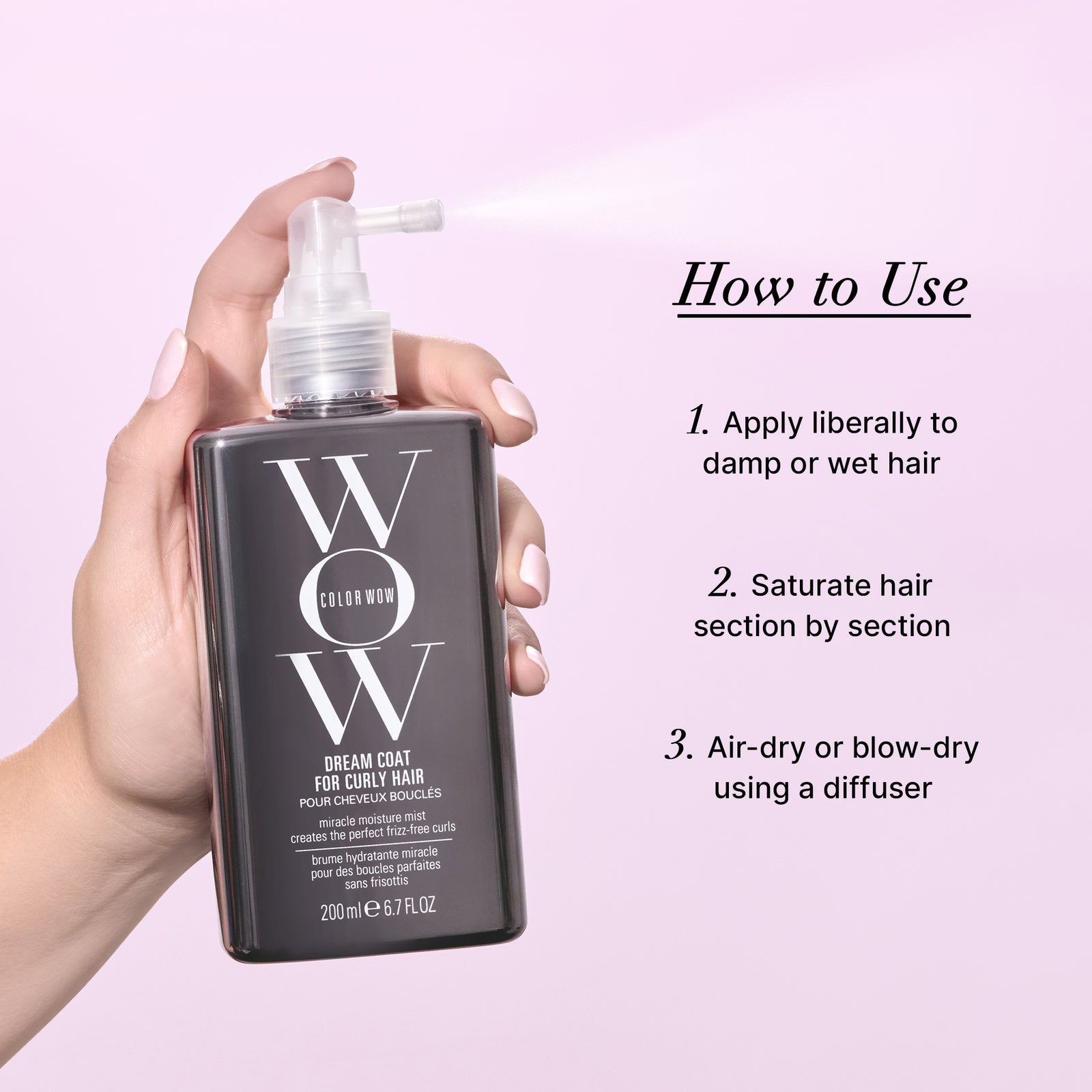 Dream Coat for Curly Hair | Anti-Frizz Spray for Wavy Hair – Color Wow