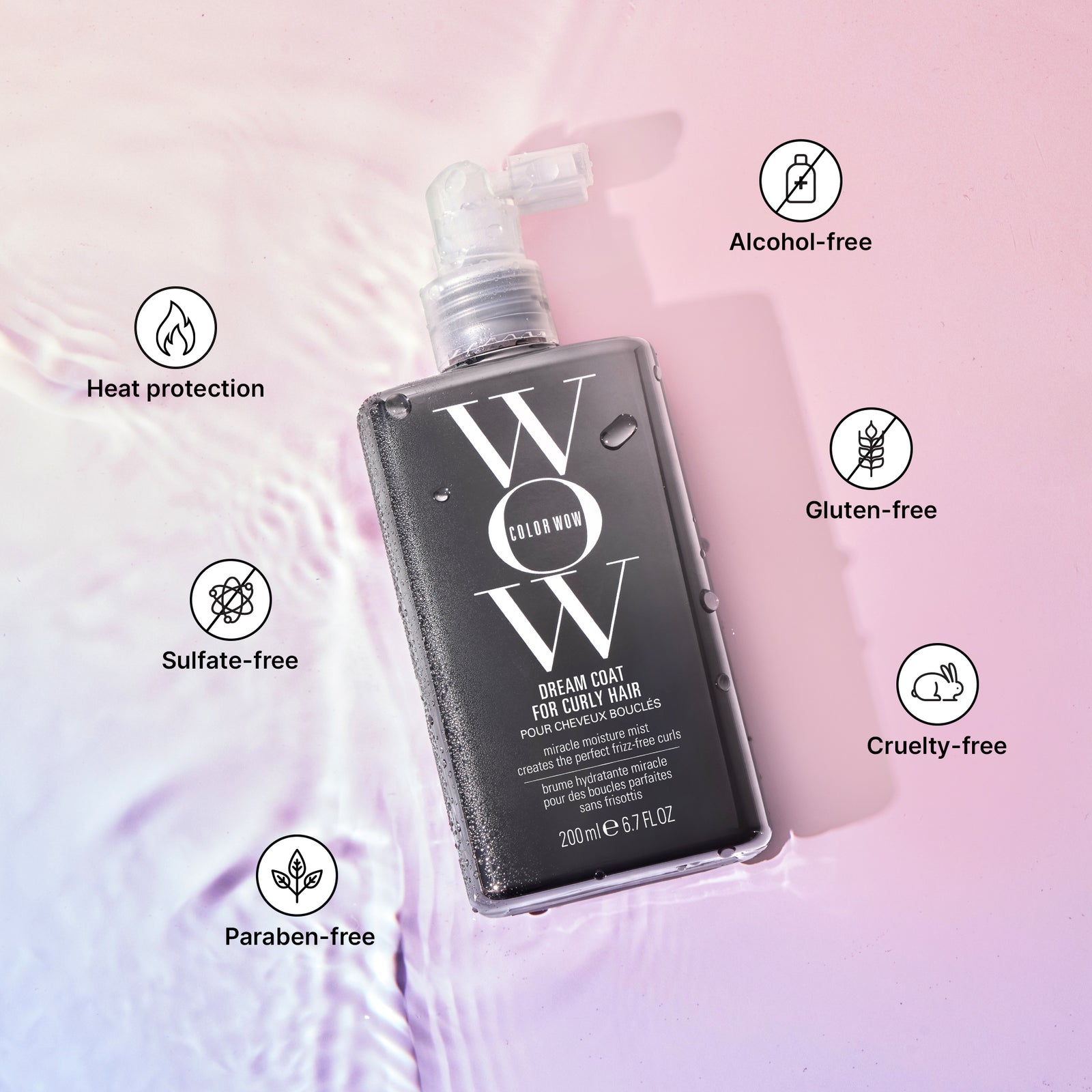 Dream Coat for Curly Hair | Anti-Frizz Spray for Wavy Hair – Color Wow