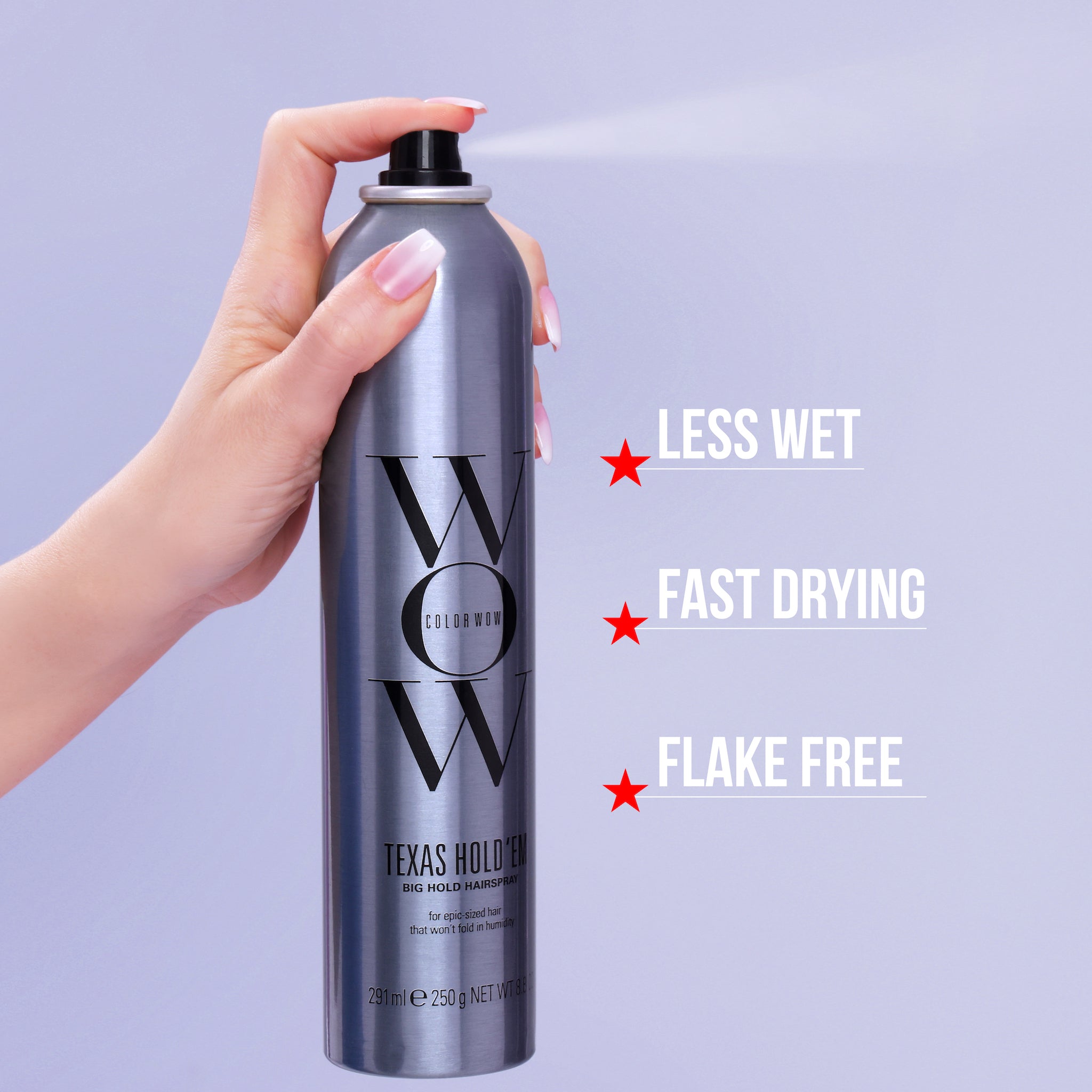 Strong Hold Hairspray with Heat Protection | Texas Hold 'Em by Color Wow